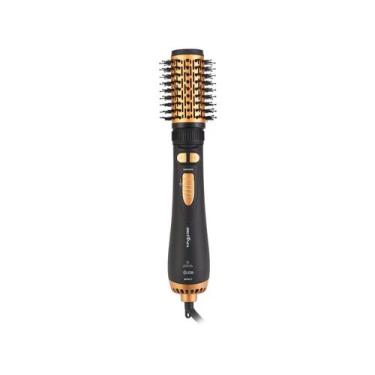 Imagem de Escova Rotativa Britânia BER20PD 3 Temperaturas, Preto e Dourado, Bivo