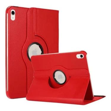 Imagem de Capa Giratória iPad 10 10.9 E iPad 11 A16 2025 - Pop Shope, Vermelho