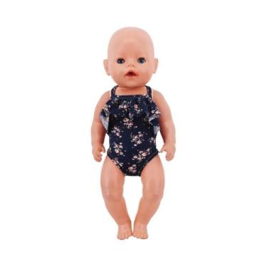 Imagem de Roupa De Ginástica Justa Ao Corpo Estilo Maiô Kawaii Para Bonecas Amer