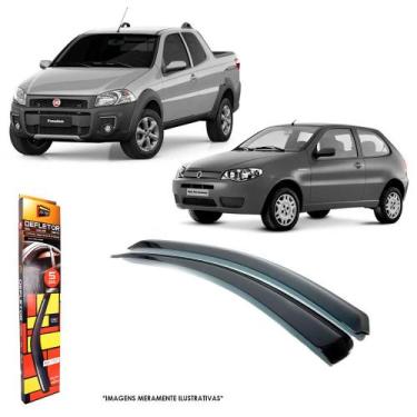 Imagem de Calha de Chuva para Strada CS/CE/CD 96/20 Palio 96/11 Fire 12/16 2 Por