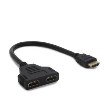 Imagem de Cabo Duplicador HDMI 1 x 2 1080P 0,30 Centímetros - LM