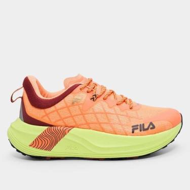 Imagem de Tênis Fila Racer Skytrail Feminino, Laranja, Marrom, 36