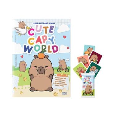 Imagem de Álbum Capivara Cute Capy World Com 50 Figurinhas 10 Envelope - Pixel L