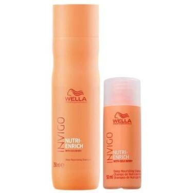 Imagem de Wella Professionals Invigo Nutri-Enrich Kit Shampoo 50ml + Shampoo 250ml Kit-Unissex
