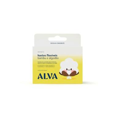 Imagem de Cotonete de Bamboo e Algodão Natural Infantil Alva