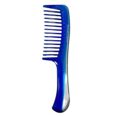 Imagem de Pente De Plástico Colors Com Dentes Largos Marco Boni, Azul