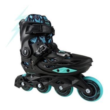 Imagem de Patins Infantil Traxart Freemix com Sistema Expansível, Freio e Rodas 