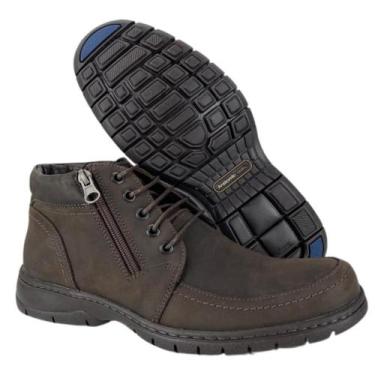 Imagem de Sapato Anatomic Gel Original Couro Mustang Brown/Vacum Café - Ref. 798