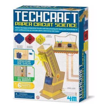 Imagem de brinquedo techcraft circuito de papel ciência educativo 4m, Padrão