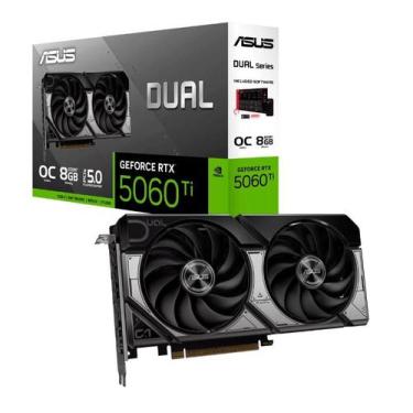 Imagem de Placa de Video Gpu Asus Rtx 5060 Ti 8G Oc Dual Gddr7 90Yv0Mp2-M0Na00