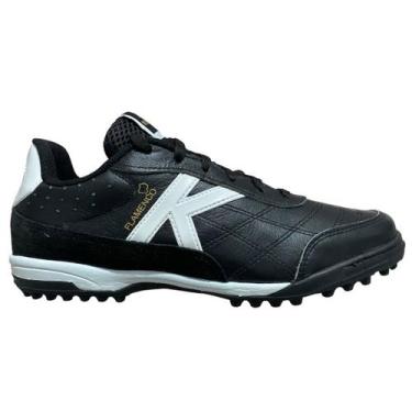Imagem de Chuteira Society Kelme Flamenco TF Unissex Preto, 44