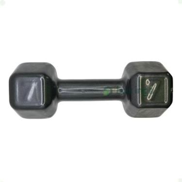 Imagem de Halter Sextavado Emborrachado - 7 Kg - 2M FITNESS