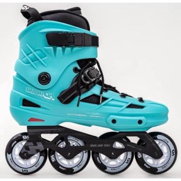 Imagem de Patins Hd Inline New Skull Urban Verde, 39
