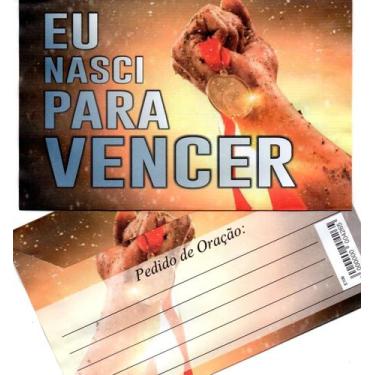 Imagem de Envelopes para Campanha com 100 UNIDADE II - SC, Eu Nasci Para Vencer