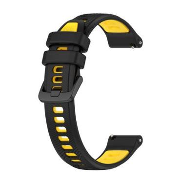 Imagem de Pulseira 18mm Sport-R compativel com Garmin Venu 4 41mm cor:Preta com 
