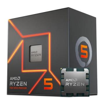 Imagem de AMD Ryzen 5 7600 - 6 Núcleos - 12 Threads - 3.8GHz (Turbo 5.1GHz) - Ca