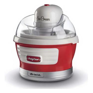 Imagem de Sorveteira Ariete Party Time 1,5l Retrô Vermelho 12w 127V