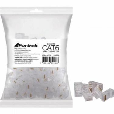 Imagem de Pacote rj-45 cat6 c/100 un fortrek rj45-112
