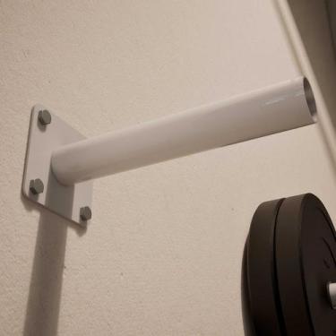 Imagem de Suporte de Parede para Anilhas Olímpicas - - VIKING FITNESS, Branco