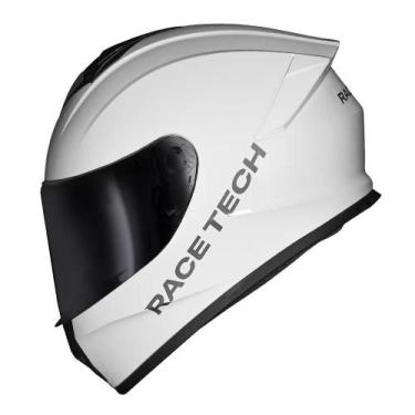 Imagem de Capacete Race Tech Hit Monocolor Branco, 60