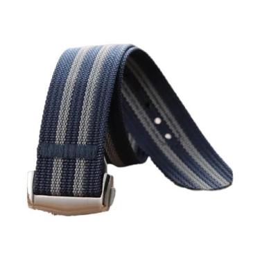 Imagem de Pulseira De Relógio De Nylon Premium Com Fecho Desdobrável De 20mm E 2