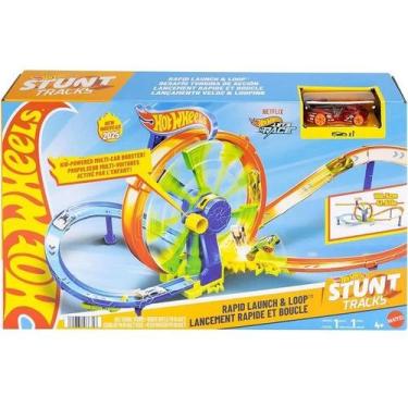 Imagem de Hot Wheels Action Pista Desafio Turbina de Açao Mattel JBX65