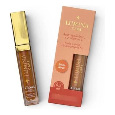 Imagem de Gloss Labial Hialuronic Hialurônico Hidratante 6,5ml Nude - Lumina Car