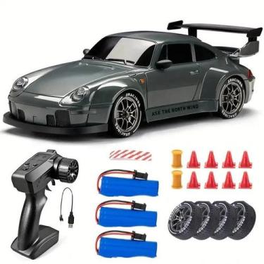 Imagem de Carro RC De Drift 4WD De Alta Velocidade 1/24, Veículo Elétrico De Con