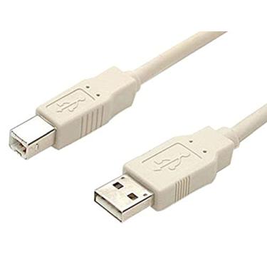 Imagem de StarTech. com Cabo USB 2.0 Bege A para B de 1,8 m - M/M - Cabo USB tipo A para B - Cabo USB 2.0 de 1,8 m a para B - Cabo USB 2.0 de 1,8 m a para B (USBFAB_6)