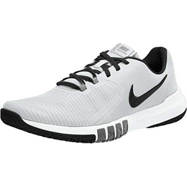 Imagem de Nike Flex Control Tr4 Cross Trainer Tênis masculino, Branco/Blacksmoke Grey, 10.5