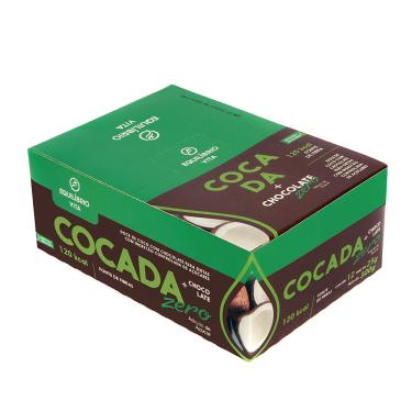 Imagem de Barra de Cocada com Chocolate Zero Açúcar 12 Unidades 25g Equilibrio Vita 