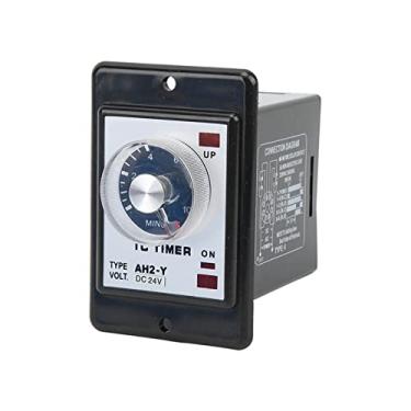 Imagem de LiebeWH AH2‑Y 10M relé de tempo 8 pinos interruptor de relé de tempo de ativação com atraso de tempo com longa vida útil mecânica para equipamentos de automação (24 VCC)
