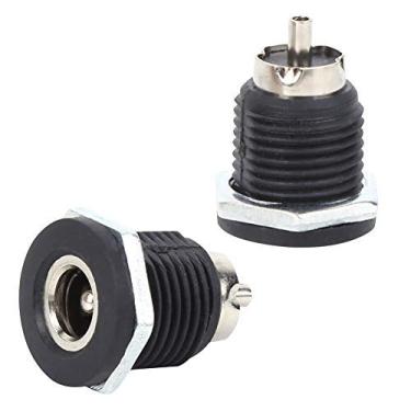 Imagem de 20 Pcs Tomada Fêmea da Fonte de Alimentação, 1,4 x 1,9 cm Conector de Plugue de Montagem em Painel DC-022D 5A Fontes Elétricas, Proteção Ambiental Resistência a Altas Temperaturas