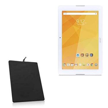 Imagem de BoxWave Capa para Acer Iconia One 10 (B3-A20) (Case by BoxWave) - Bolsa de veludo, bolsa de tecido de veludo macio com cordão para Acer Iconia One 10 (B3-A20) - Preto