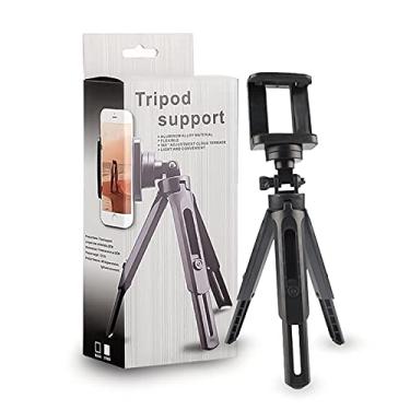 Imagem de Tripé de Mesa para Celular com Regulagem de Altura até 26cm Rotação 360º