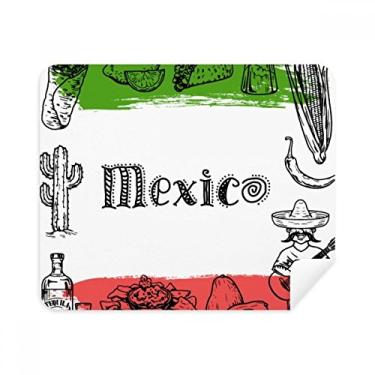 Imagem de Mexico Cuisine Pano de limpeza para esboço de cacto, 2 peças, tecido de camurça