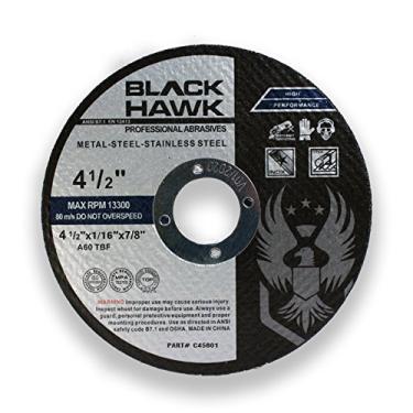 Imagem de Rodas de corte de metal e aço inoxidável BHA para rebarbadoras, 4,5" x 1/16" x 7/8" - pacote com 25