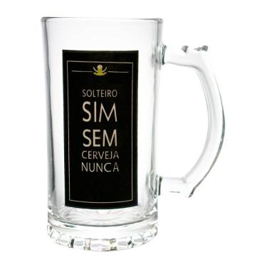 Imagem de Caneca de Chopp Cerveja 450ml Solteiro - Casambiente