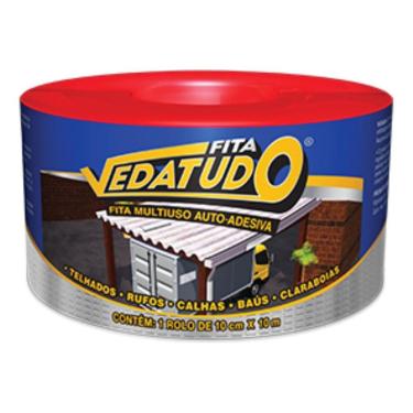 Imagem de Manta Asfáltica Adesiva 10M X 30Cm Telhado Lajes Calha E Baú