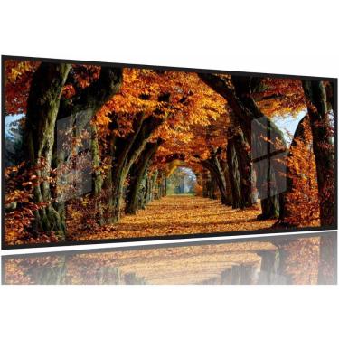 Imagem de Quadro Decorativo Árvores de 130x60 Moldura Preta 2x2