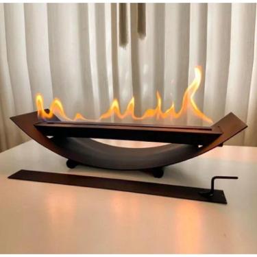 Imagem de Lareira Ecológica Completa Portátil Álcool