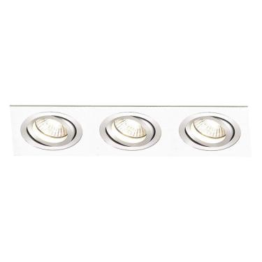 Imagem de Spot Embutir de Alumínio Ecco 3cmx22cmx7,5cm Bella Iluminação - caixa com 3 Unidade - Branco