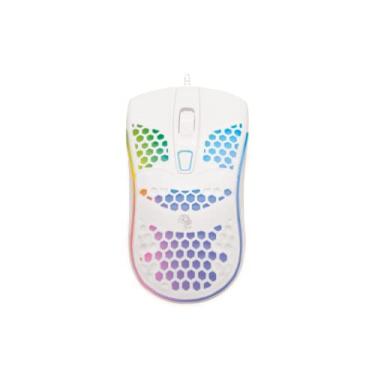 Imagem de Mouse Gamer Dragon War Light 2400dpi 7 Cores 70g Ultraleve Branco - MGDWL2 ELG