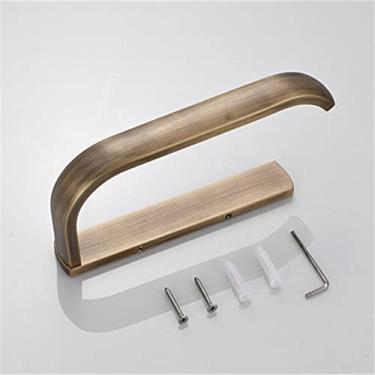 Imagem de Kit de ferragens de banheiro antigo rolo de toalha de latão ganchos de papel furadeira de sabão furo montado na parede   kit de ferragens de banheiro de latão antigo rolo de toalha de rolo ganchos de papel furadeira de sabão furo montado na parede, suporte de papel