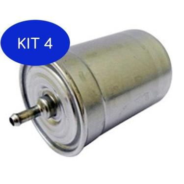 Imagem de Kit 4 Filtro De Combustível Citroen C3 1.6 16V Gasolina 01 A