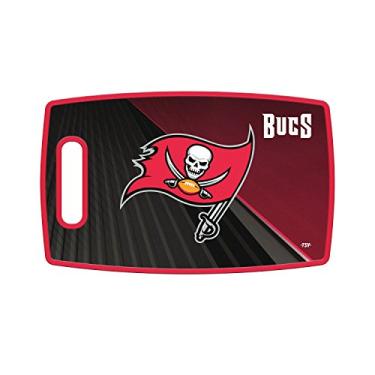 Imagem de Sports Vault NFL Tampa Bay Buccaneers Tábua de corte grande, 36,8 cm x 23,8 cm