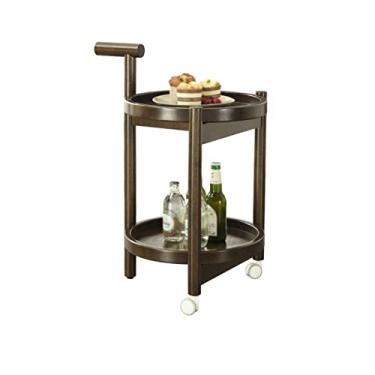 Imagem de Mesa lateral pequena mesa de centro para casa quarto varanda sala de estar sofá mesa lateral de madeira mesa pequena mesa de chá simples e moderna mesa de centro