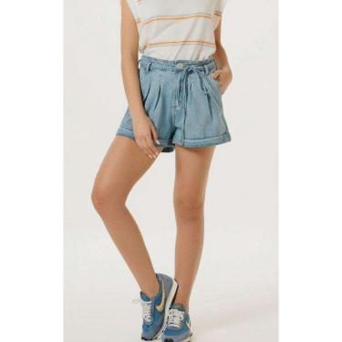 Imagem de Shorts jeans com cinto feminino hering HB7D