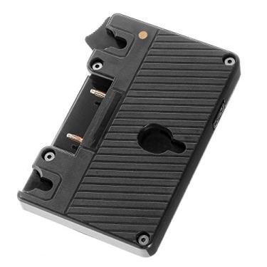 Imagem de Fotga Suporte de placa adaptador conversor para bateria Anton Bauer Gold Mount para bateria V Mount com saída D-Tap de 16,8 V para câmera de filmadora Panasonic, luz LED, monitor de campo