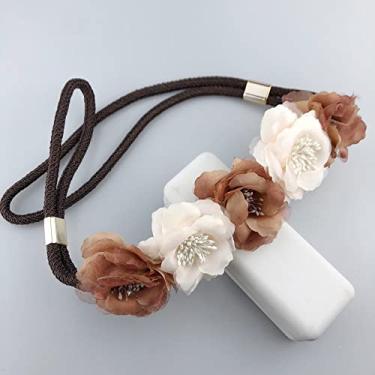 Imagem de Suportes de cortina Correia de cortina retrô simples florete de duas cores Correia de cortina chinesa, T7,2 PCS